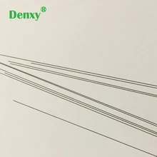Denxy 60 шт. ортодонтическая проволока из нержавеющей стали Стоматологическая проволока коаксиальный провод Лигатура проволока стоматологический ортодонтический кронштейн