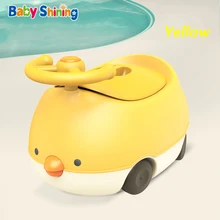 Baby Shining Baby Chair Closestool Potty Kid Toilet Cartoon 1-6Y Chicken Toilet Trainer Baby Urinal Covered Urinal Boy Girl Gift