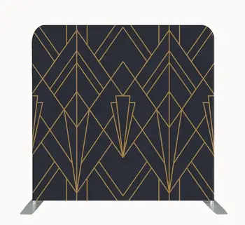 

custom logo stretch fabric photo booth backdrop stand for advertising
