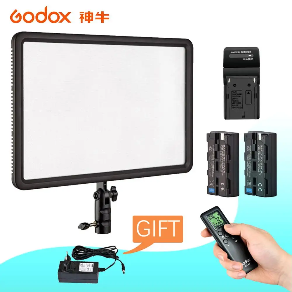 GODOX LEDP260C Ultra-thin 30W LED Video Light Panel Lamp +Battery KIT for Digital DSLR Camera Studi - 4000540346295