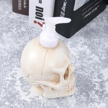 

1 Pc Soap Dispenser Skull Shape Memory Foam Dispenser Liquid Bottle Soap Bottling for Bathroom Home Kitchen