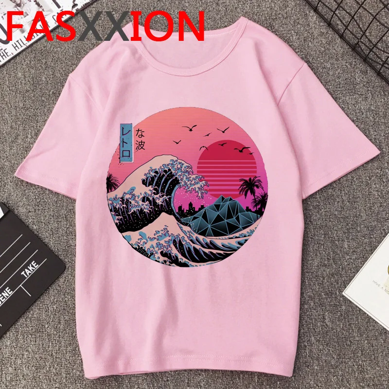 Футболка Vaporwave Мужская в стиле хип хоп забавная мультяшная футболка 2020 Харадзюку