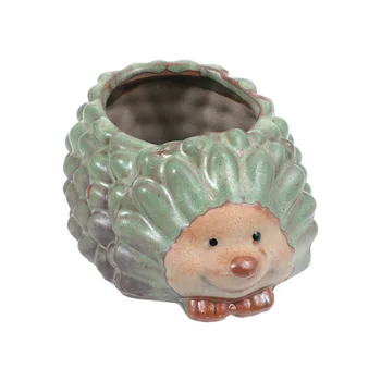 

Animal Shaped Cartoon Flower Pot Cute Hedgehog Vase Pot Home Decoration for Succulent Plants