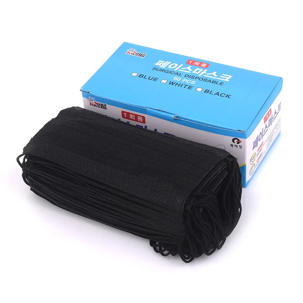 

Spot 50 PCS/Pack Disposable Surgical Dust Mask Fine Dust mouth Mask Antivirus Pm2.5 Infectious Disease Protection Adult masks
