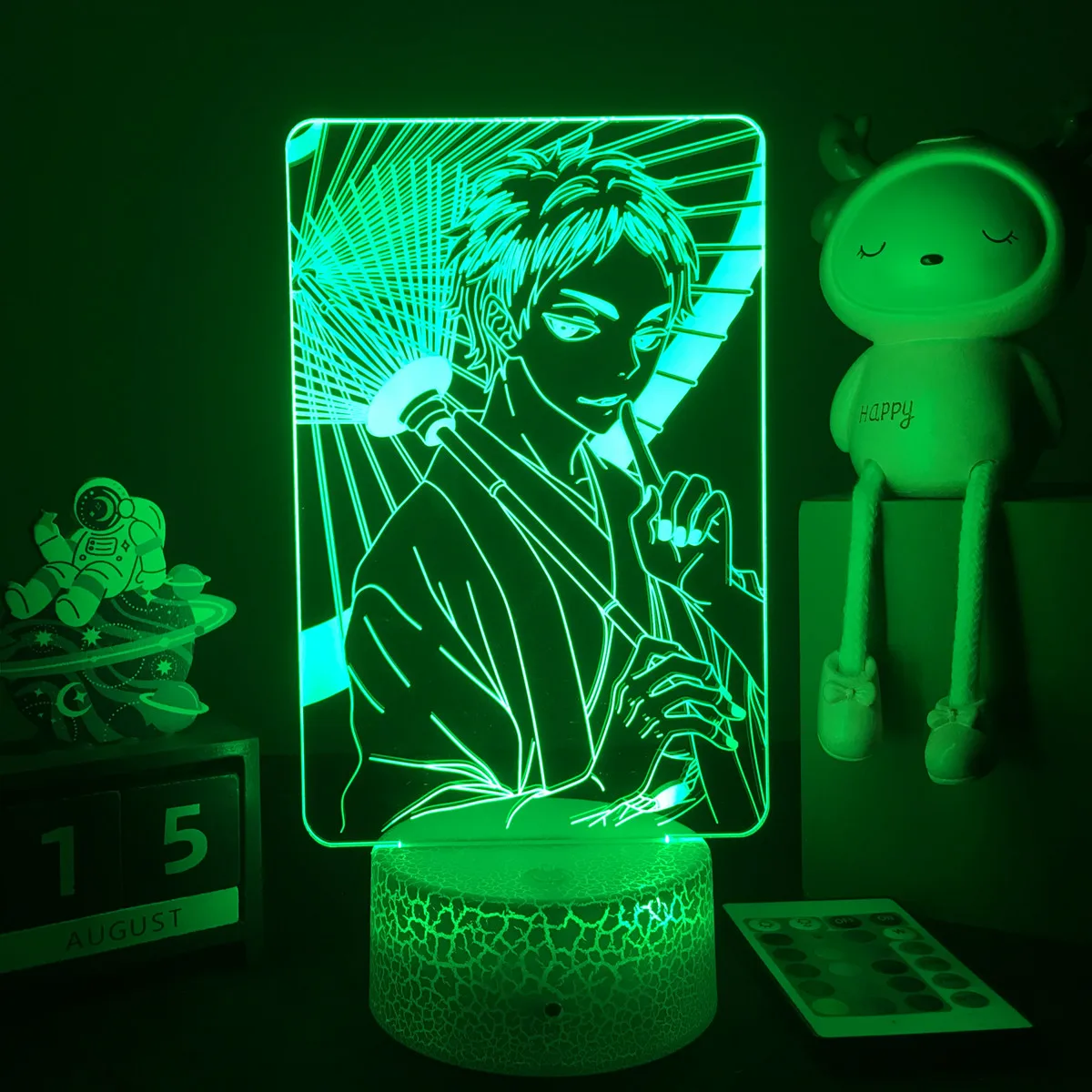 3D LED Night Light Anime Haikyuu!! Cool Manga Gifts Sugawara Koushi Figure for Bedroom Decor Nightlight Kids Child Birthday Gift candle night