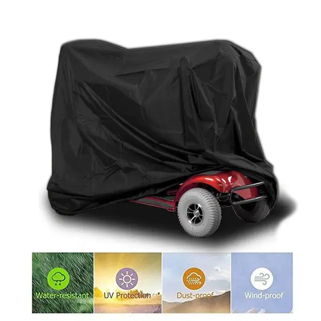 US $11.94 170x61x117cm Mobility Scooter Cover Protective Storage Home Waterproof Anti Wear Oxford Cloth Wheel