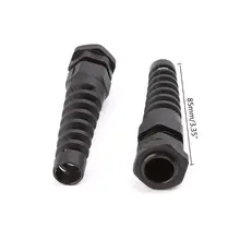 10 шт. водонепроницаемый M16 PG9 Кабельные разъемы спираль натяжения протектор