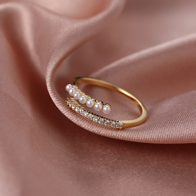For Women Fashion 2020 Trend Retro Ring On Phalanx Gold Adjustable Metal Dating Party Elegant Wedding Ring Set Jewellery