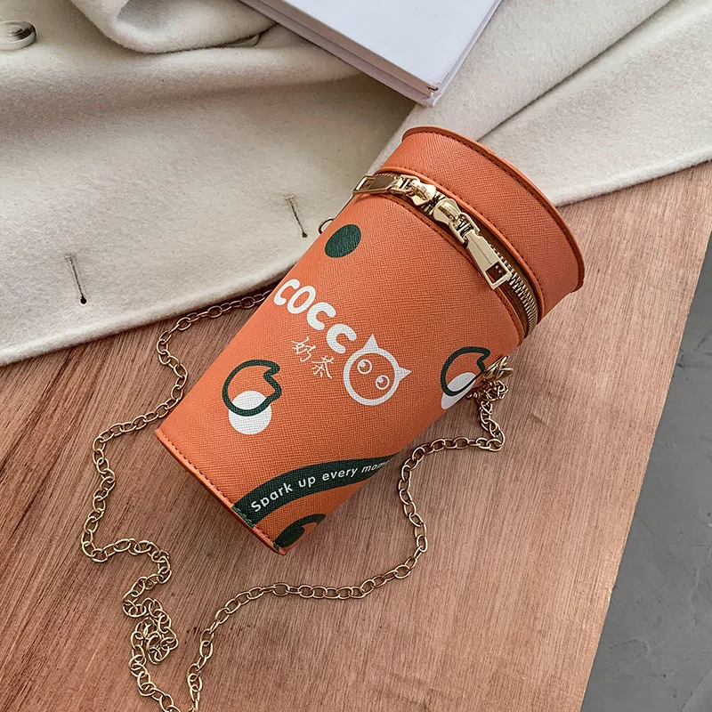 Кожаная сумка с индивидуальным дизайном Маленькая кожаная через плечо цепочкой