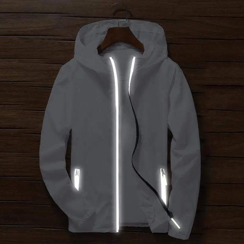 Sport Outdoor Cycling Thin Coat Jackets Man Autumn Casual Loose Windproof Jacket Male's Waterproof Candy-Colored Outwear Tops