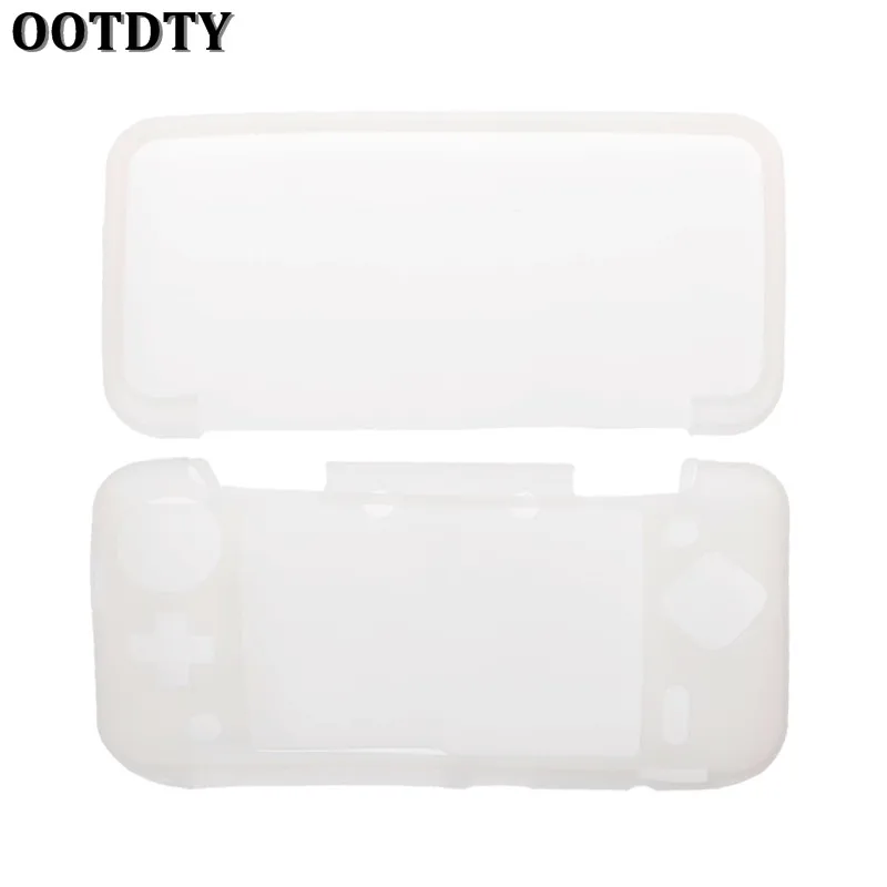 Белый Силиконовый защитный чехол для Nintendo 2DS XL LL 2DSXL 2DSLL - Цвет: Белый