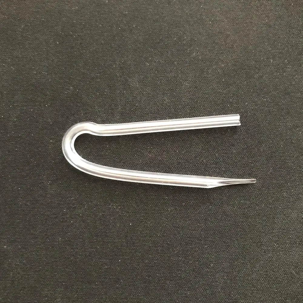 100PCS ForSound Made Preformed BTE Hearing Aid Earmold Tubing Bent Tubing PVC tube tubes Choose from 3.6mm 3.3mm 3.1mm OD 6