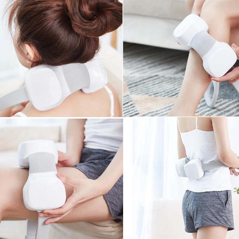 Xiaomi Mini Neck Massager Shiatsu Massage Two-way Kneading Type-c Charging Third Gear Mode One Butt