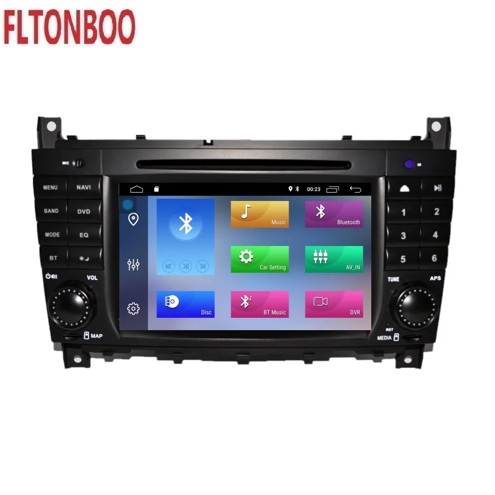 7 "2din Android 10 автомобильный DVD для Mercedes Benz C Class W203 2004 2007 c200 C230 C320 C350 CLK W209 Navi GPS радио
