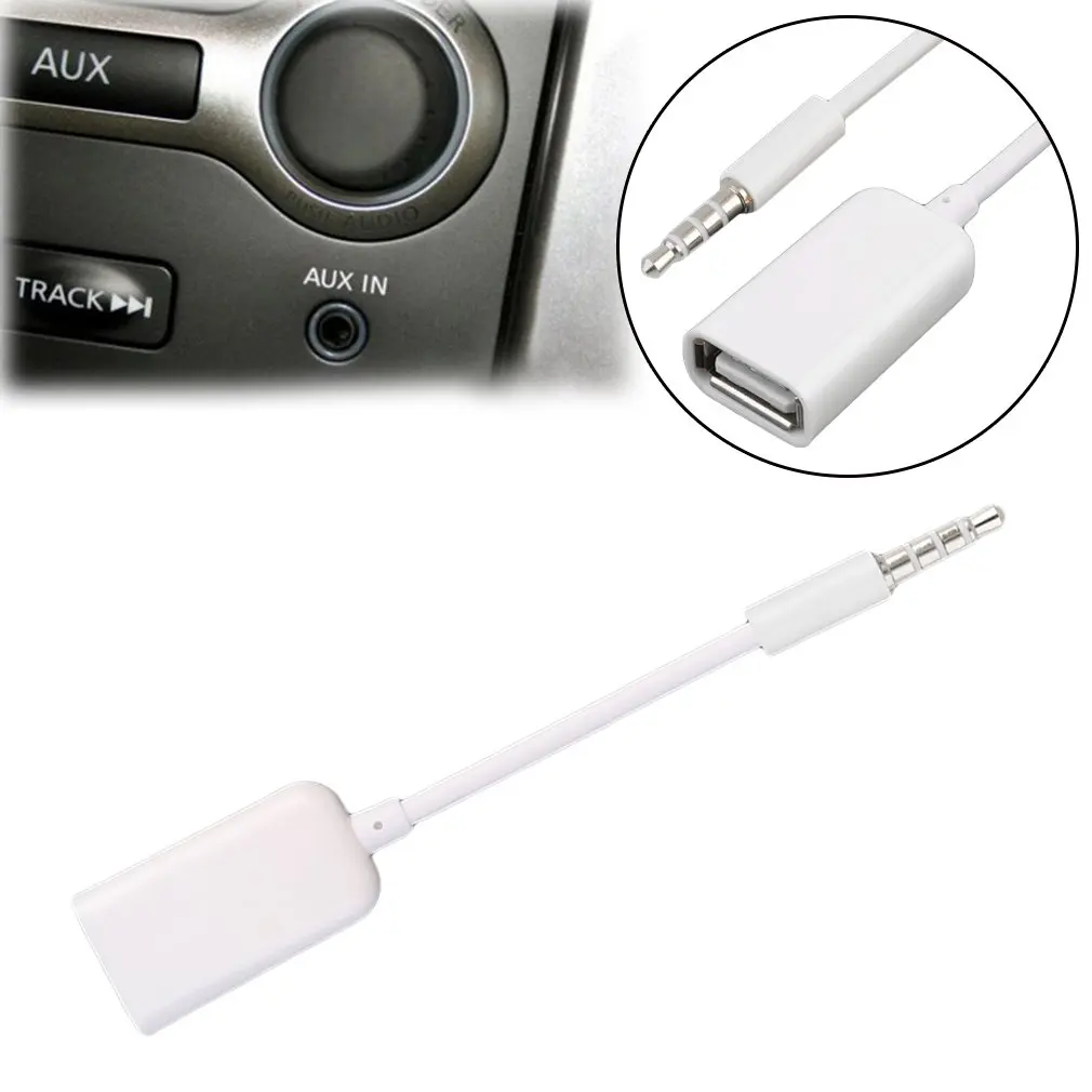 1 шт. модный 3,5 мм штекер AUX аудио разъем для USB usb кабель-удлинитель 2,0 кабель-конвертер Автомобильный MP3