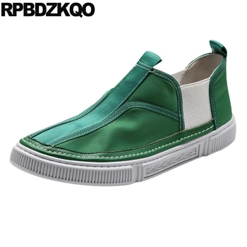 

classic slip on casual designer Italy walking green sneakers flats skate trainers men luxury runway italian shoes brand famous