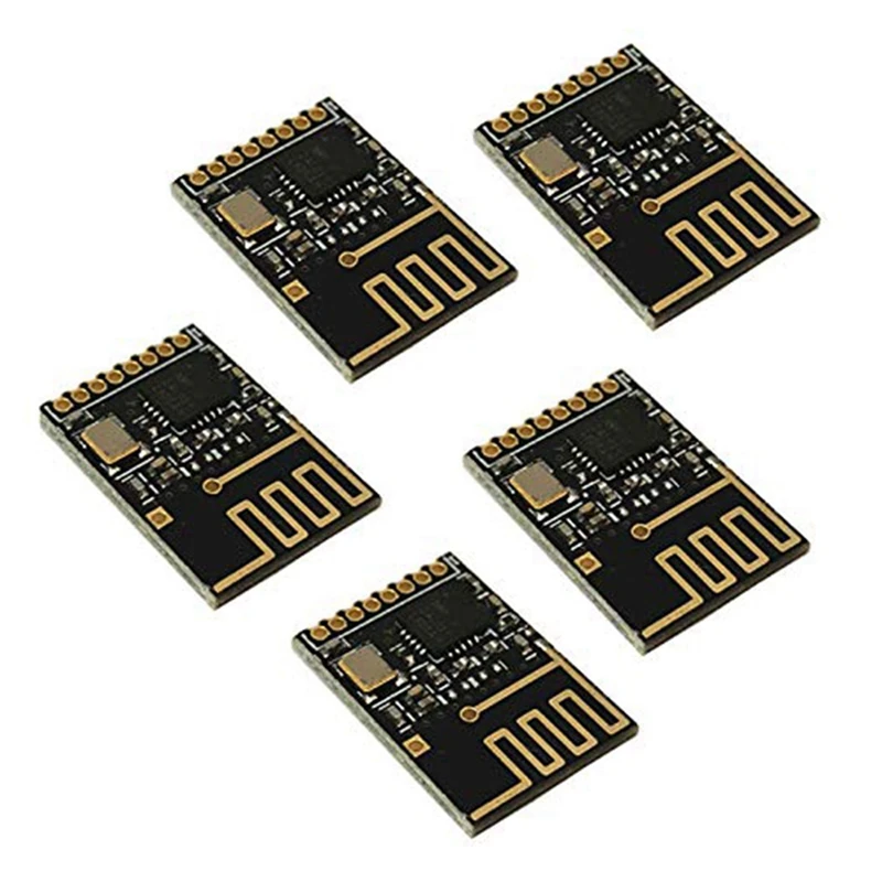 Mini NRF24L01 + 2.4GHz SMD Wireless Transceiver Module for Arduino(5Pcs)2.4G Wireless Transceiver Module e104 bt5010a cdebyte nrf52810 ble5 0 module uart smd 2 4ghz serial to ble master slave integrated wireless module