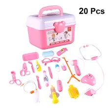 20 шт Безопасный Набор для доктора, игрушка для моделирования, обучающие игрушки для доктора, подарок на день рождения для детской комнаты, домашний класс