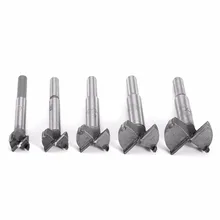 5 шт. 15-35 мм пилы для дерева Форстнер шнек сверло набор Круглый хвостовик Форстнер сверла советы Деревообрабатывающие инструменты