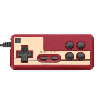 

Wired 8 Bit TV Red and White Machine Video Game Player Handle Gampad Controller for Coolboy Subor