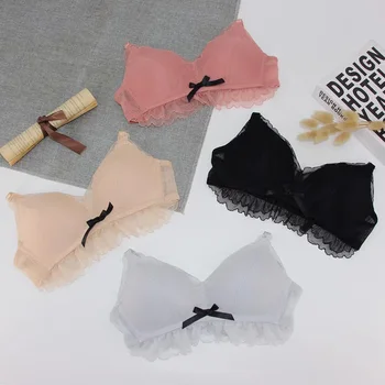 

Seamless Lace Bra Wireless Thin Underwear Sexy Lingerie Soft Push Up Bras For Women Hot