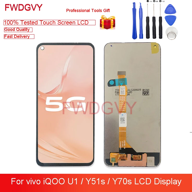 6 53 &quotоригинальный новый для vivo iQOO U1 / Y51s Y70s ЖК-дисплей Дисплей кодирующий