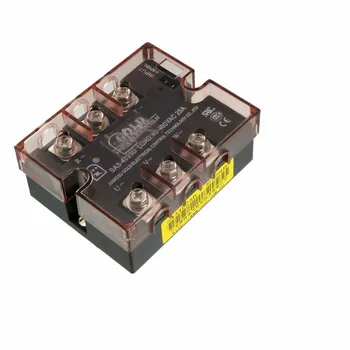 

SA34025D 4-32VDC to 40-480VAC 25A Three Phase Solid State Relay Module DC to AC
