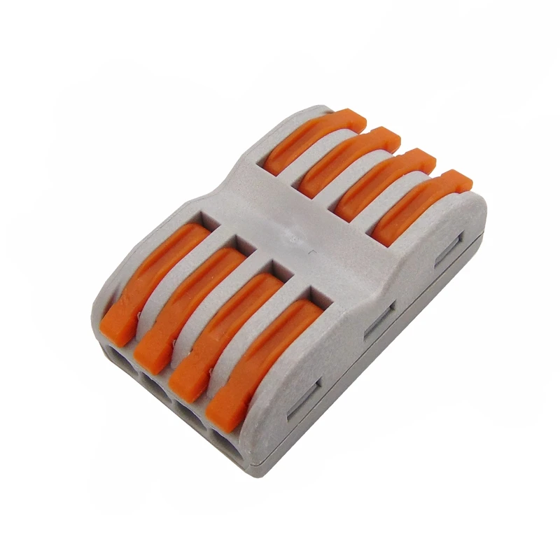 Compact Wire Wiring Connector Conductor Terminal Block With Lever 0.08-2.5mm2 214 218 222 412 222 413 222 415 SPL-2 3