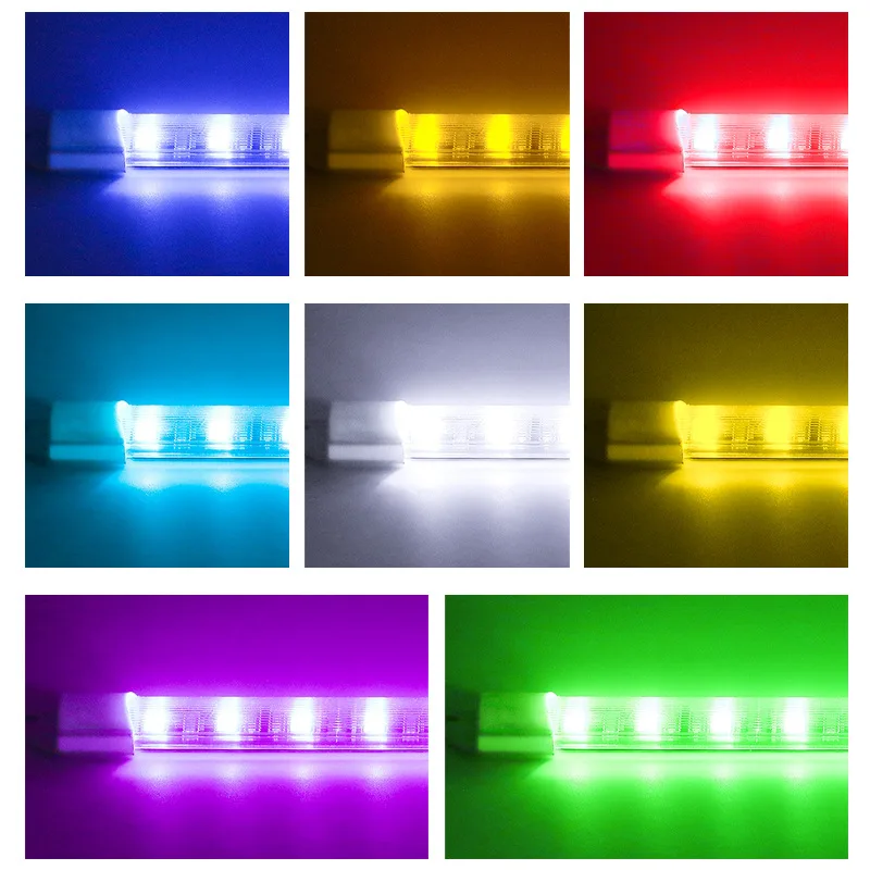 RGB 12 Светодиодный музыкальный пульт дистанционного управления Подсветка для салона автомобиля Стайлинг интерьера декоративная атмосферная лампа нижнего освещения Беспроводная