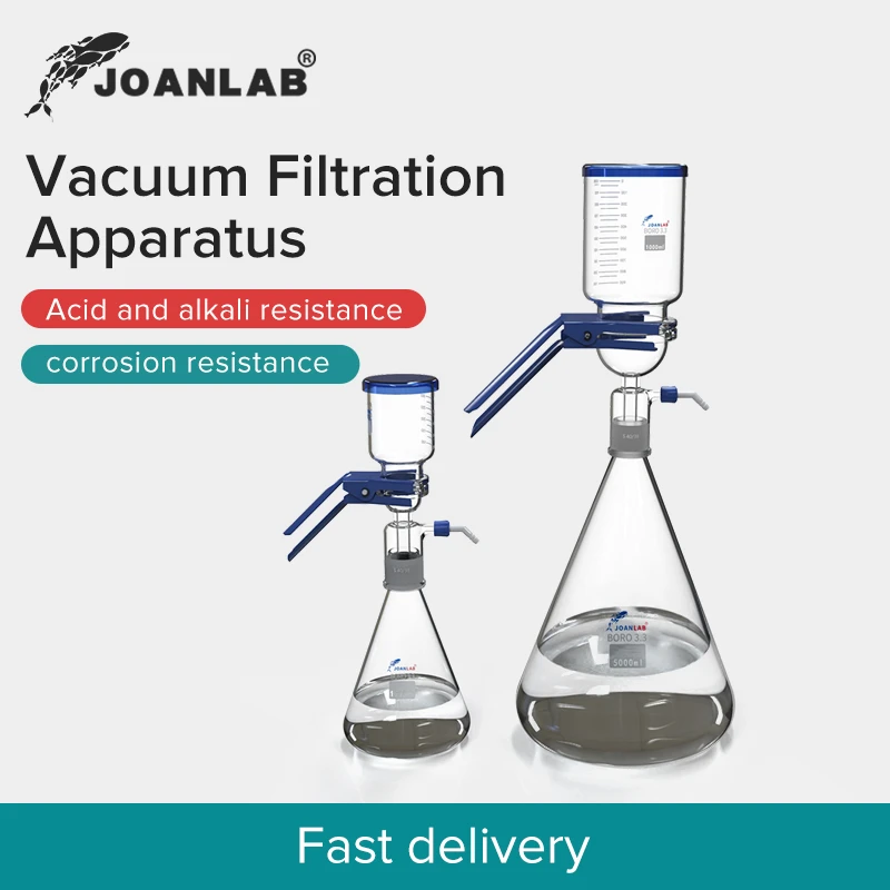 1000ml Vacuum Filter Apparatus Lab Equipment Filter Flask Glass Filter