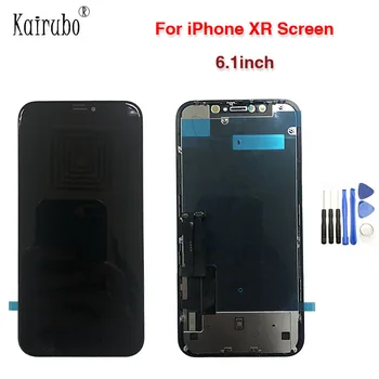 

5PCS OEM LCDs For iPhone XR LCD Screen Touch Glass Digitizer Display Chassis Pantalla Full Complete Assembly Replacement