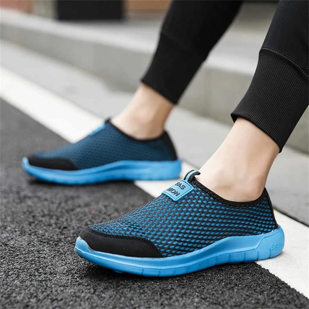 KANCOOLD Running Shoes Men Sneakers Wild Mesh Cloth Athletic Comfortable Lightweight Walking Leisure Sports Board Shoes 109#4