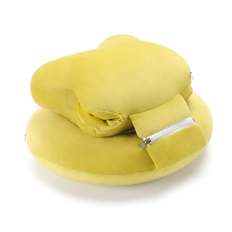 

U Shaped Nap Pillow Memory PP Cotton Neck Pillows Soft Slow Rebound Space Travel Pillow Solid Neck Cervical Healthcare Bedding