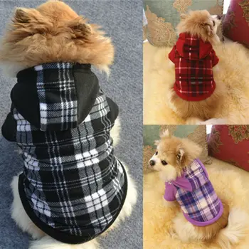 

XS-XL Pet Winter Coat Dog Warm Clothing Casual Cat Puppy Hoodie Sweater Apparel