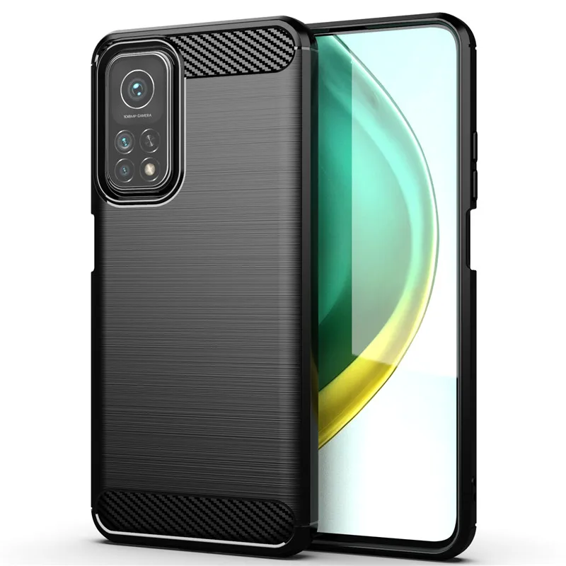 Бампер из углеродного волокна для Xiaomi Mi 10T Pro чехол 9T мягкий силиконовый защитный
