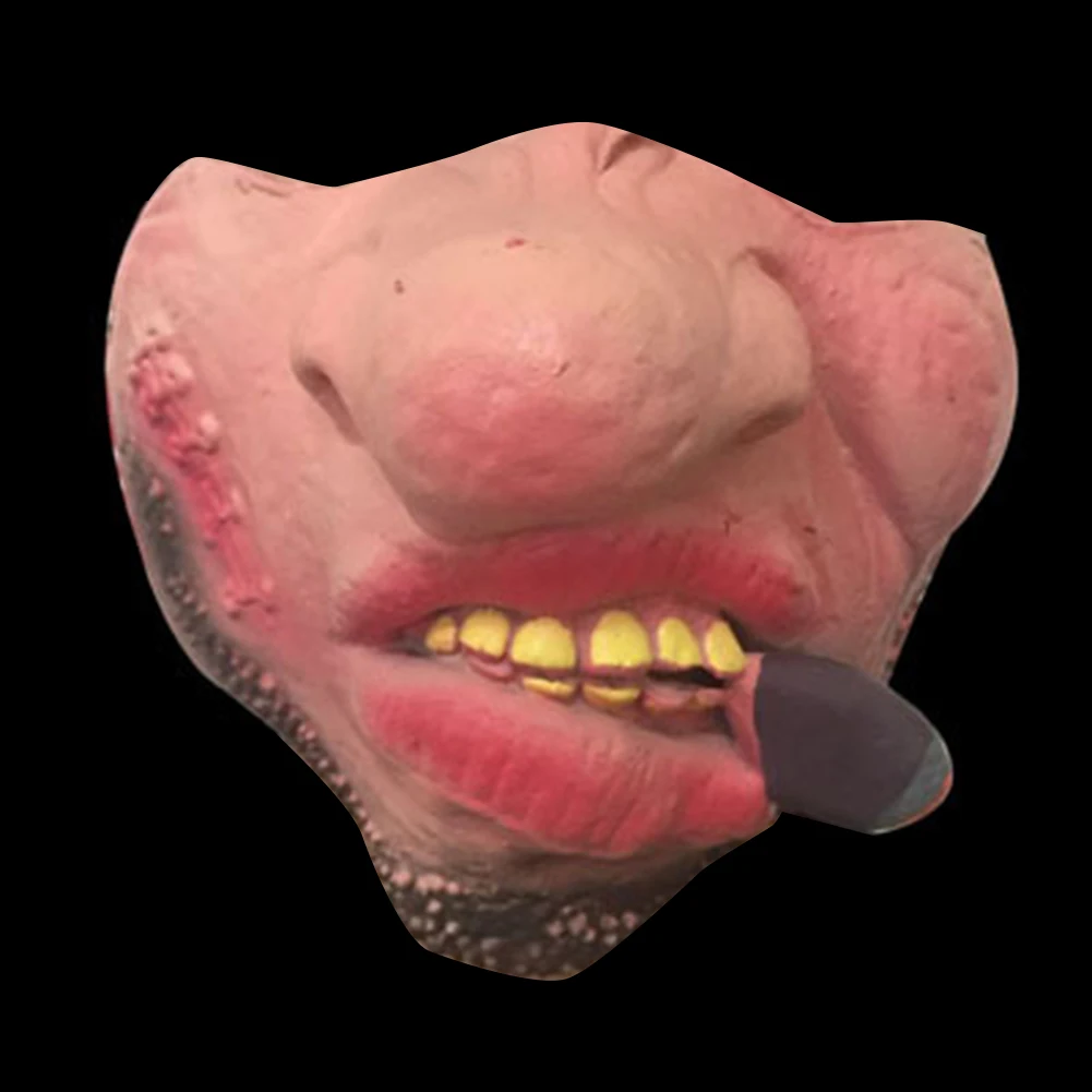 Забавная и страшная полумаска клоуна латексная маска для вечевечерние НКИ