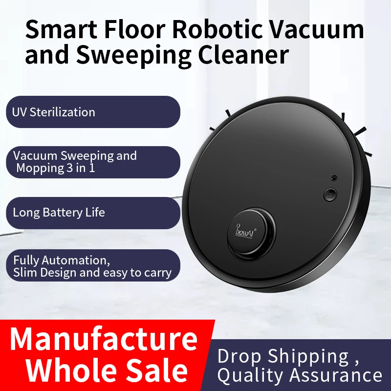 2021 Hot Smart Automatic Robotic Vacuum Cleaner Robot Sweeper Machine