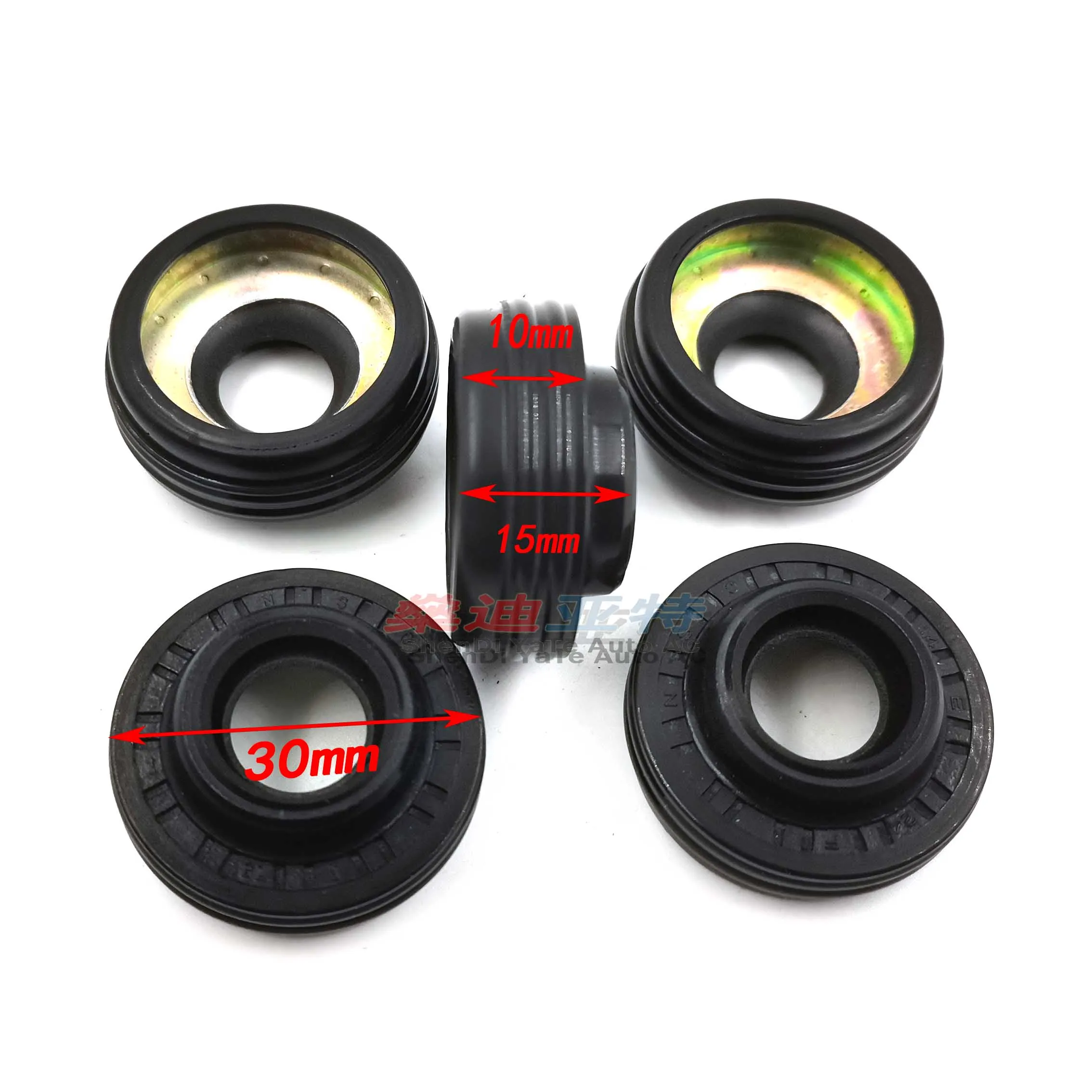 Auto AC Compressor Shaft Seal Stamp Oil Seal Gasket for ZEXEL Denso 10PA15/17/20C Compressors ,Car AC Compressor Repair Parts