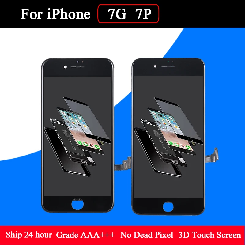 Neewsoll AAA + ЖК экран для iPhone 7 Plus кодирующий преобразователь сенсорного экрана в