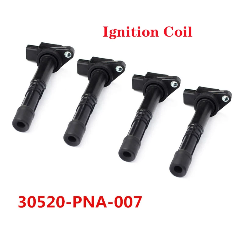 

4pc Ignition Coil high voltage package for Honda Accord 2003-2007 Civic CR-V Element Acura RSX 2.0L 2.4 099700-070 30520-PNA-007