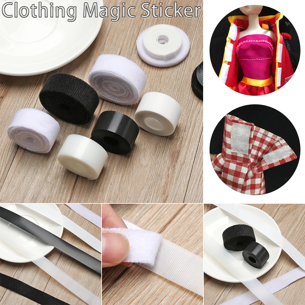 6/8/20mm Magic Tapes Sticker Width Doll Sewing Clothes Stickers