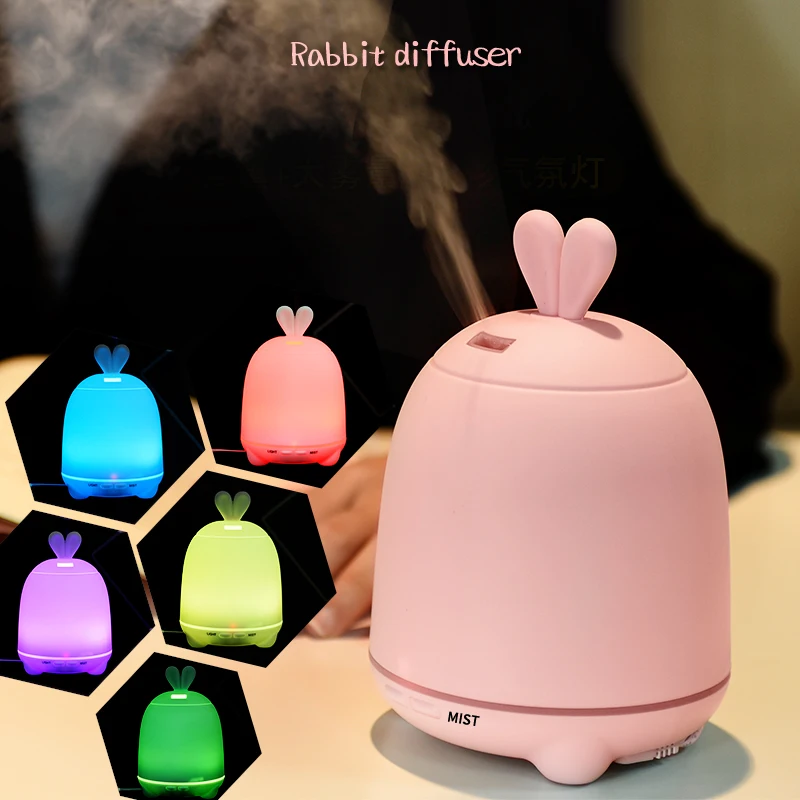 

Changing Color Ultrasonic Air Humidifier Essential Oil Diffuser Aroma Lamp Aromatherapy Electric Aroma Diffuser Home Mist Maker