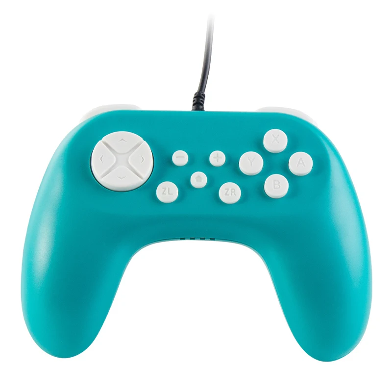 WUIYBN NS игровой контроллер для nintendo Switch/Switch lite проводной контроллер геймпад джойстик - Цвет: Небесно-голубой