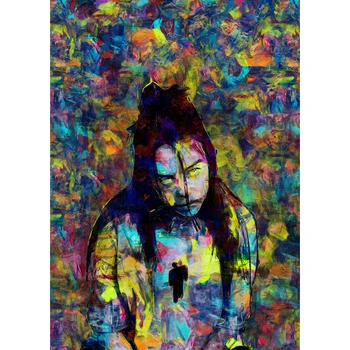 

Painting Full Square Drill Billie Eilish DIY Diamond 5D Singer Star Embroidery Cross Stitch Famous Character Pictures Wall Home