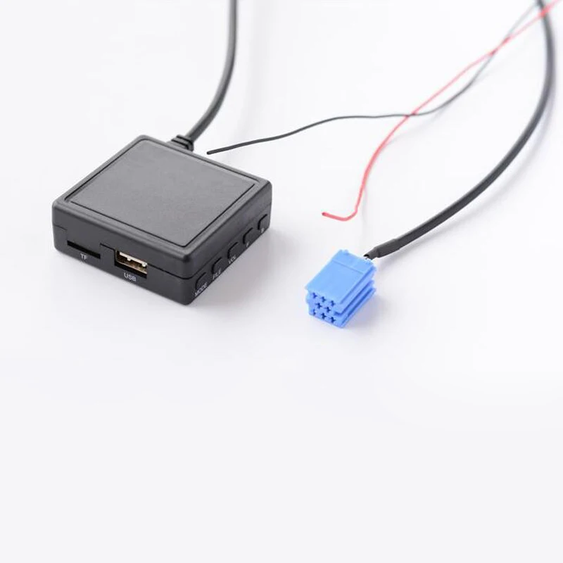 Biurlink AUX USB аудио вход Bluetooth 5,0 музыкальный адаптер вызов громкой связи мини ISO 8Pin радио для Volkswagen Blaupunkt Becker VDO