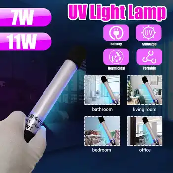 

Ultraviolet Disinfection Lamp Sterilization Lamp Portable UVC Handheld Disinfection Germicidal Flashlight Home Office Travel