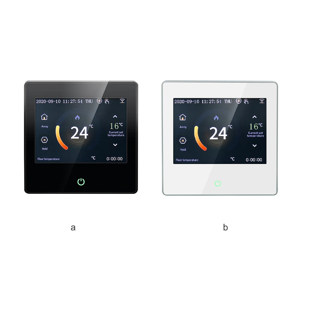 

Tuya Thermostat WiFi Smart Heating Temperature Controller LCD Touch Display Wireless Thermostat Black 16A