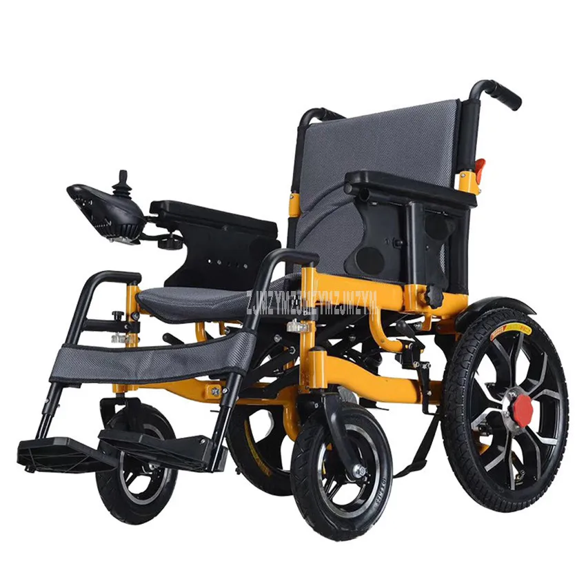 Интеллектуальная автоматическая электрическая инвалидная коляска из алюминиевого сплава 10 км/20 км для пожилых людей старше, мотороллер для людей с особыми потребностями свинцово-кислотная батарея