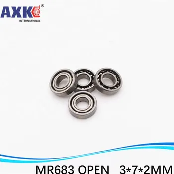

High Quality 683A AX3 MR618/3 683 OPEN 3x7x2 mm open metric miniature deep groove ball bearing 683K 3*7*2 ABEC-5