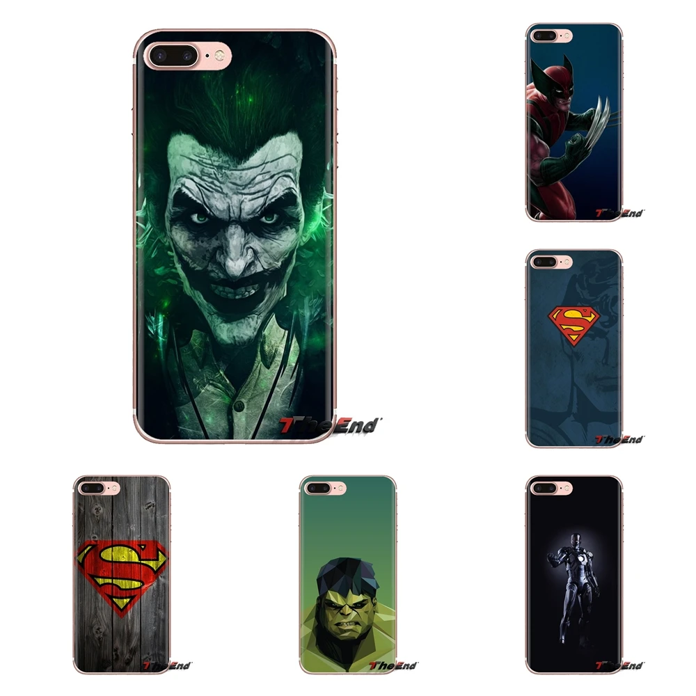 Soft Transparent Shell Covers 3D Marvel Comics Super Heroes For Xiaomi Redmi 4A S2 Note 3 3S 4 4X 5 Plus 6 7 6A Pro Pocophone F1 |
